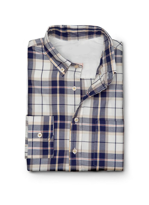 Рубашка мужская шотландка